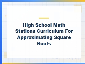 Analyzing Estimation Errors in Square Root Stations